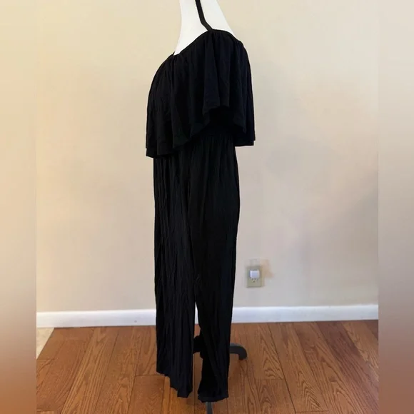 VERABENDI - Womens Off The Shoulder Ruffle Maxi Dress - Picture 6 of 6